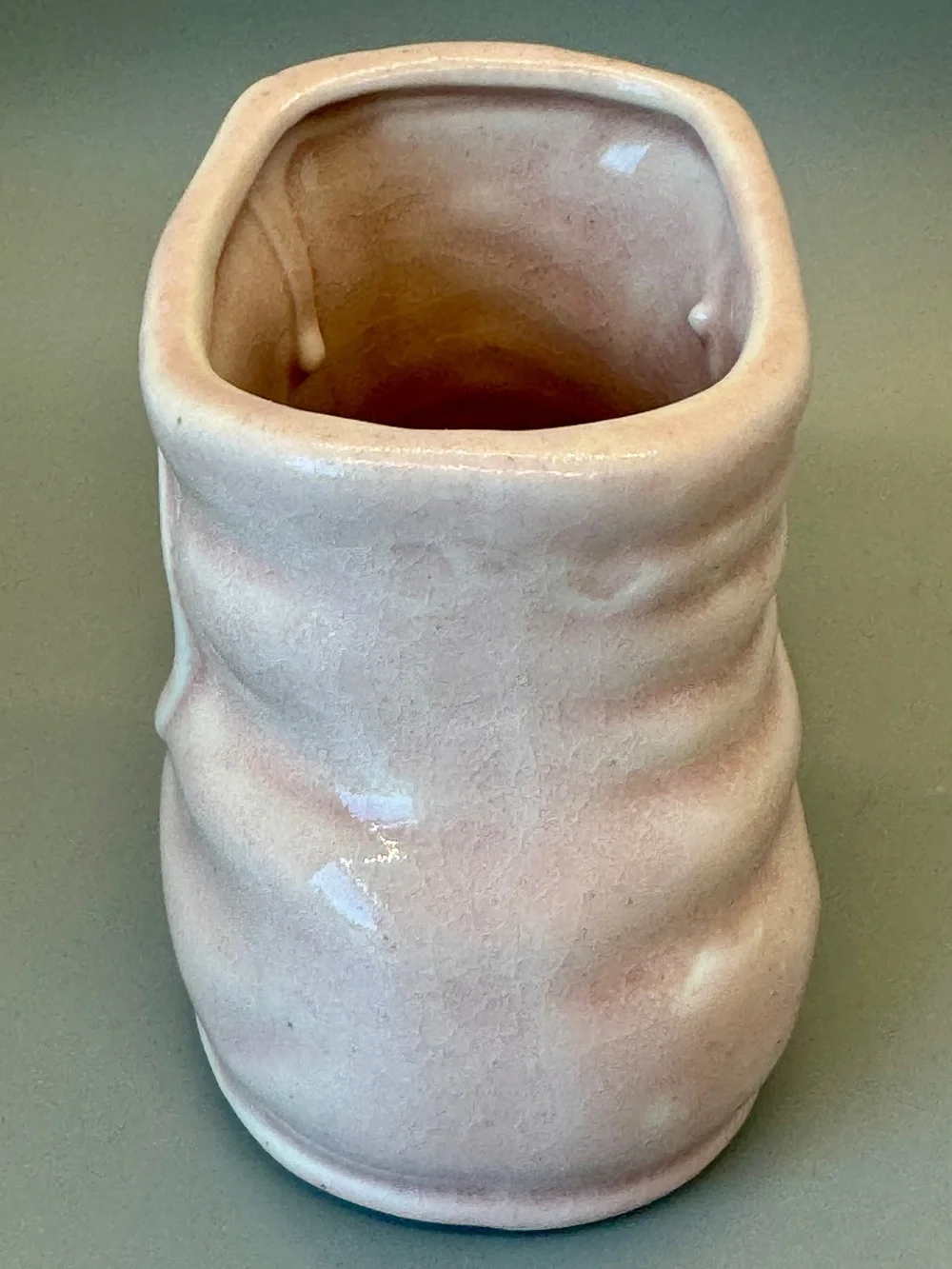 Vintage Ceramic Baby Shoe Planters - Pastel Blue Pair and Pink Single, ca. 1950